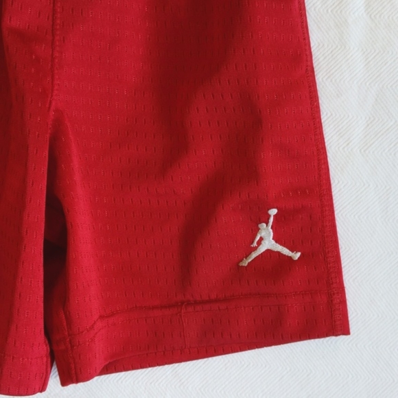 jordan red athletic shorts 2T toddler boys - Picture 2 of 5